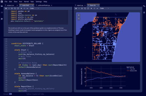 JupyterLab Platform Hero Screenshot