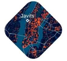 Map of COVID-19 spread in New York City